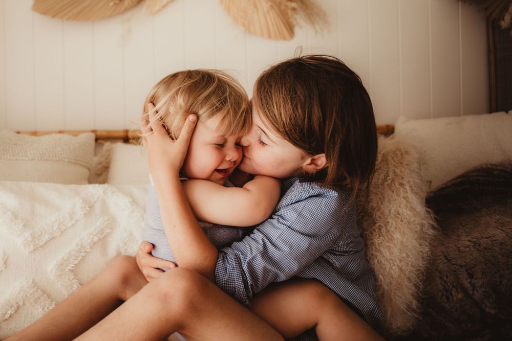 Studio Family sessions, natural light