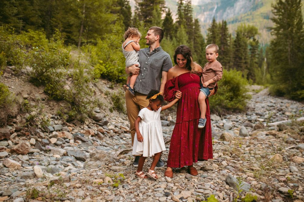 Family photo by Kristy Baker Photography, a local Steamboat Springs, Colorado photographer.