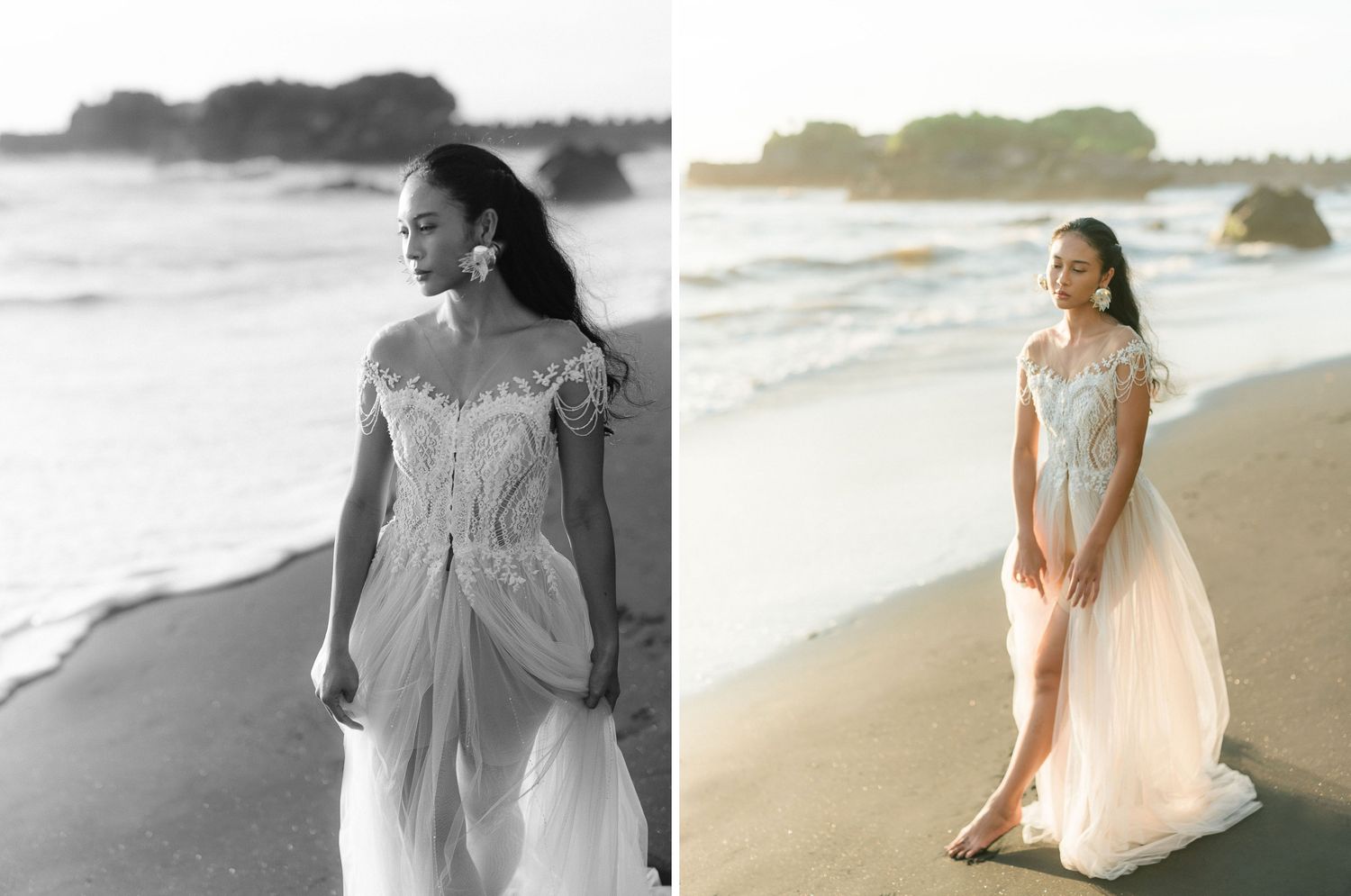 Canggu Bali Wedding Sunset Editorial