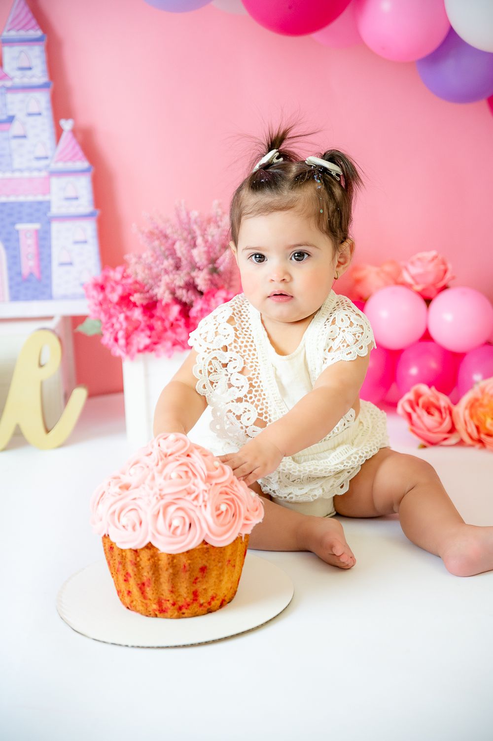 Girl Smash Cake