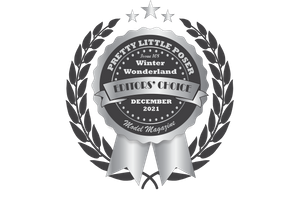 Pretty Little Poser Winter Wonderland Judges Choice December 2021 silver medal award.