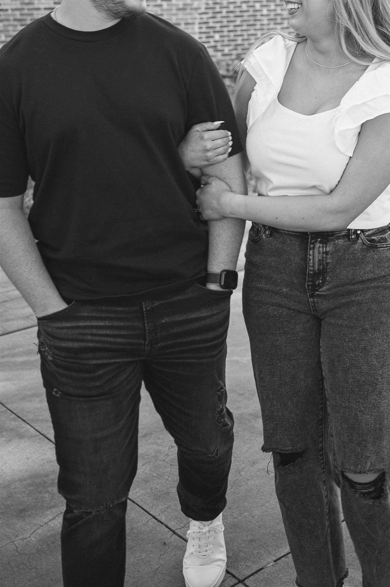 engagement photography session in The Woodlands, Tx