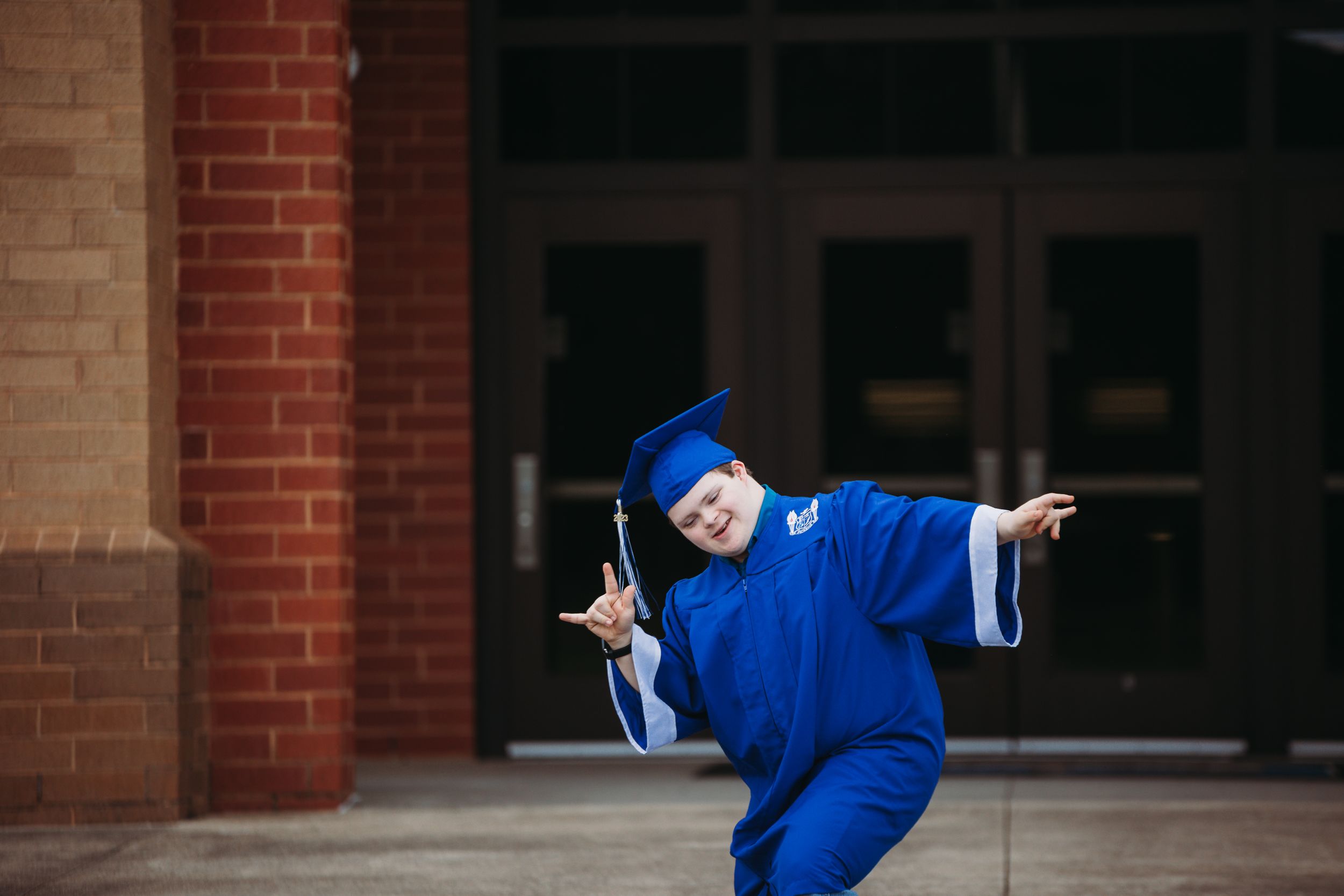 Down syndrome senior session with young man dancing. Greenville, SC newborn photographer, Easley, SC Newborn photographer