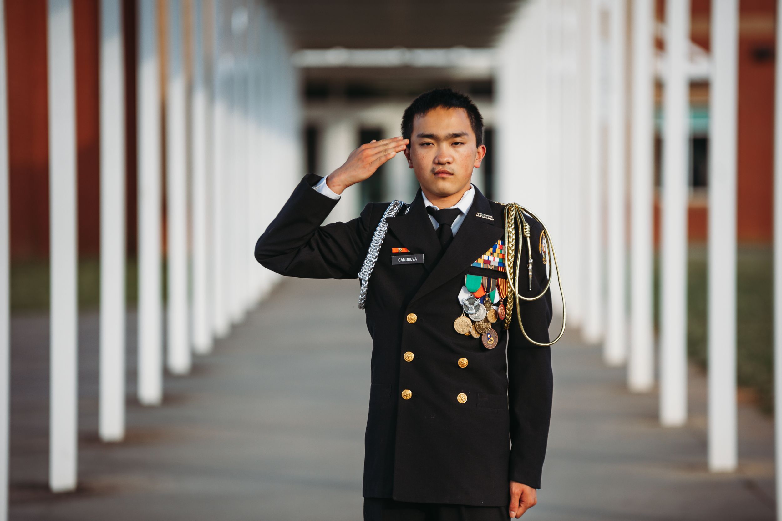 A senior session with an Asian boy in his ROTC uniform. Greenville, SC newborn photographer, Easley, SC Newborn photographer