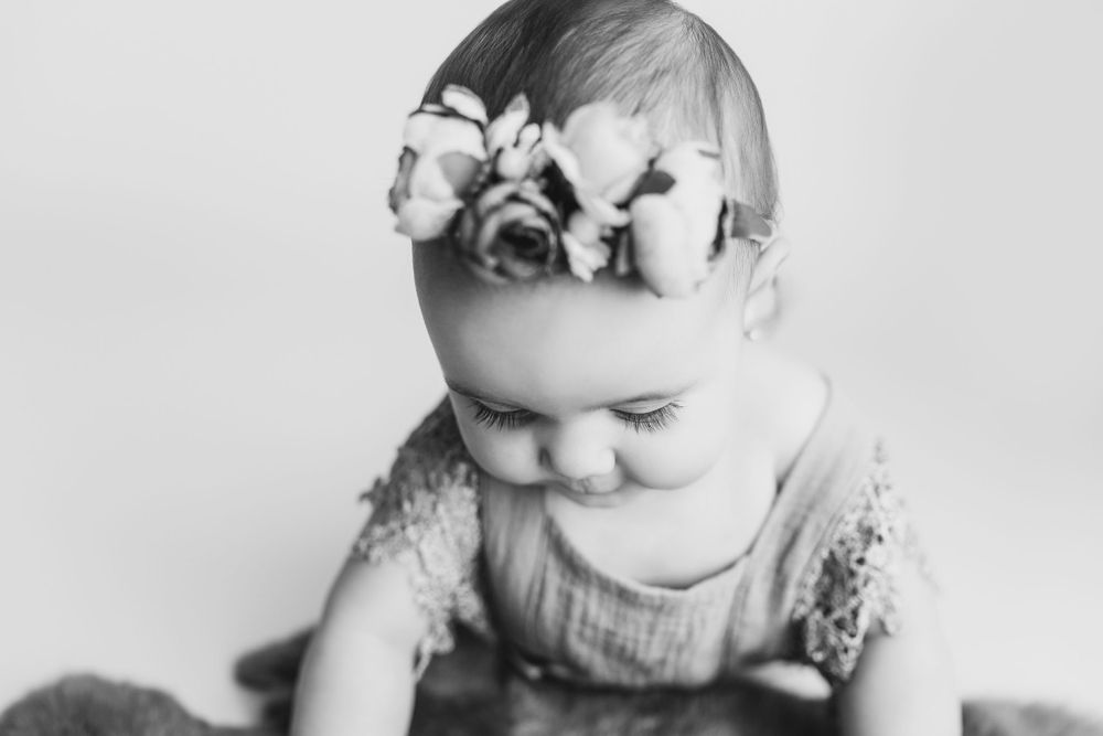 Up close shot of eyelashes. Greenville, SC newborn photographer, Easley, SC Newborn photographer