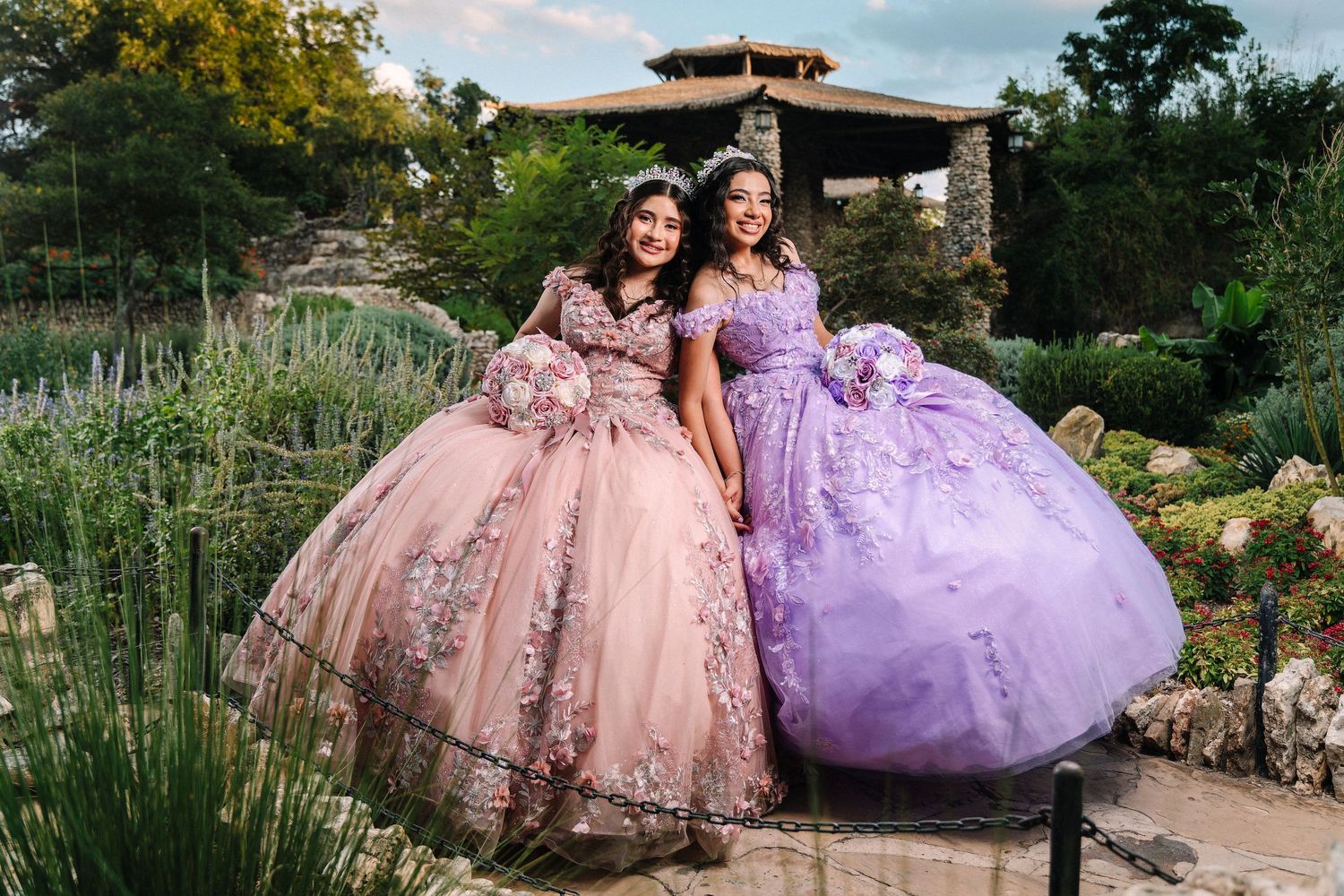 Double Quinceañera Photo Shoot by Ginori Photography & Film - Orlando, FL - Central Florida