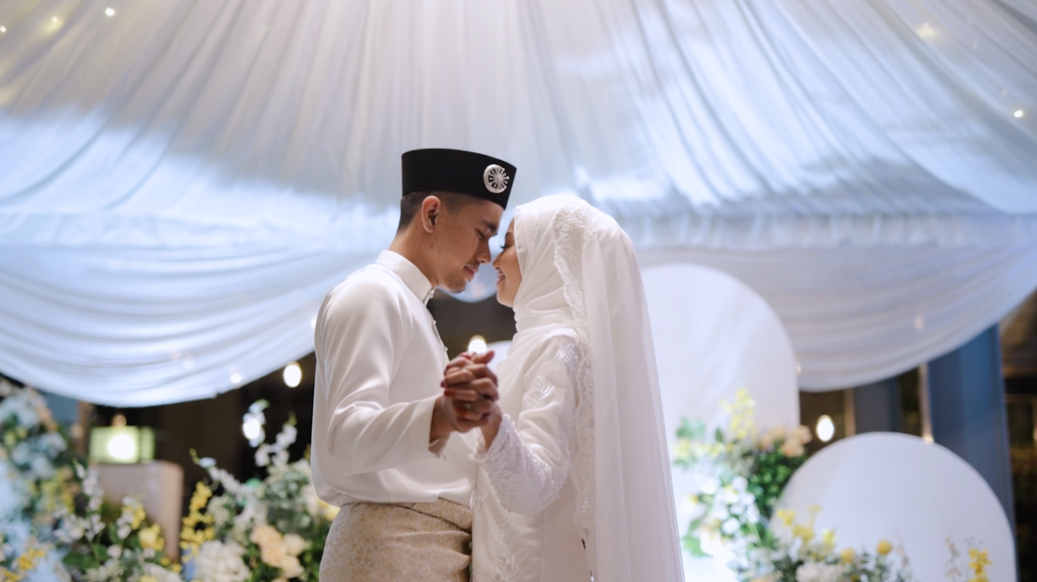 screenshot videography half body shot wedding