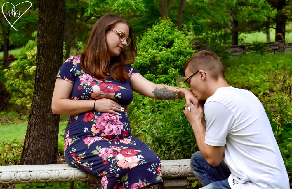 Inclusive Maternity, Pregnancy announcement, Couples and Engagement Photography by AMG Photography.