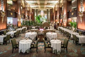 Interior photo of the Hilton Netherland Plaza Hotel Photo by Cincinnati commercial photographer Studio 66