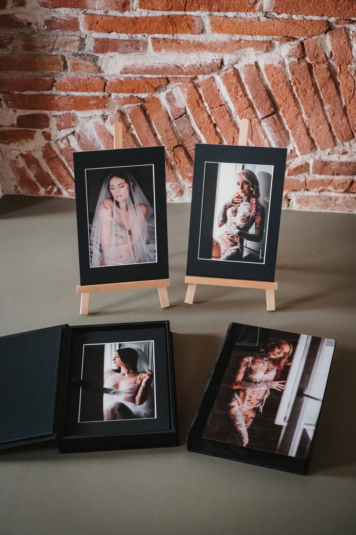 foliobox boudoir fotoshooting passepartout kartonkern kunstdruck fineart drucke hochwertige fotodrucke passepartout  box