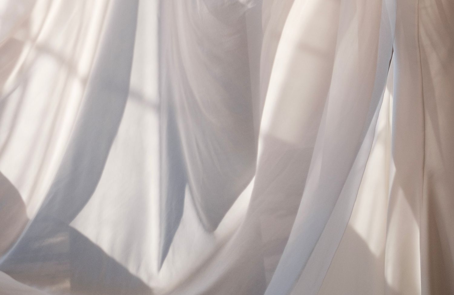 bridal veil texture in the sun
