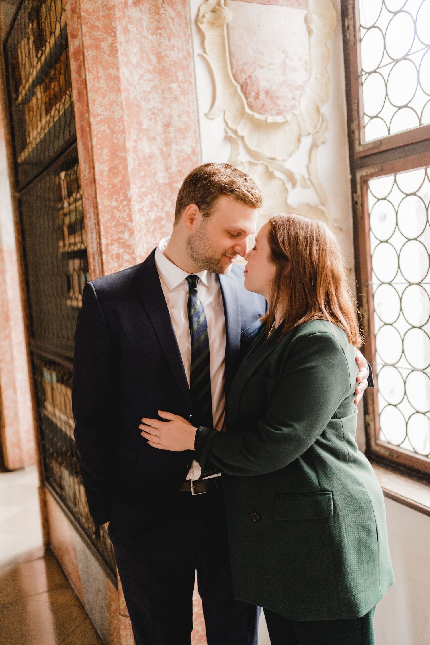 Hochzeitsfotografie, standesamtliche Trauung, Bibliothekssaal, Kloster Wiblingen
