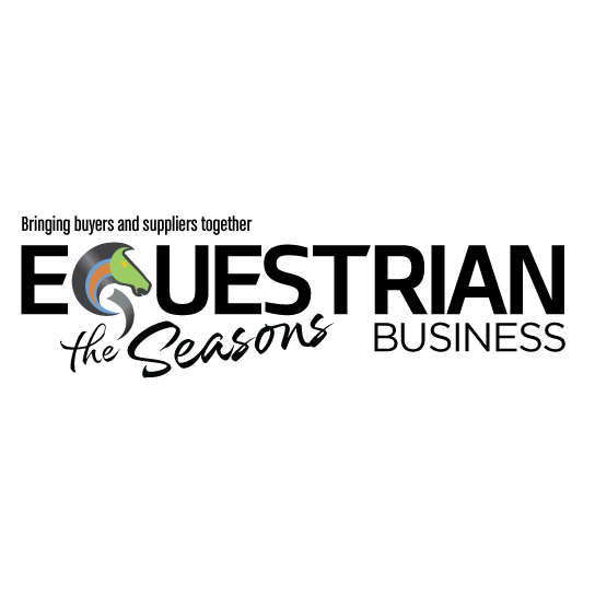 Equestrian Business the Seasons logo bringing buyers and suppliers together with a horse graphic.
