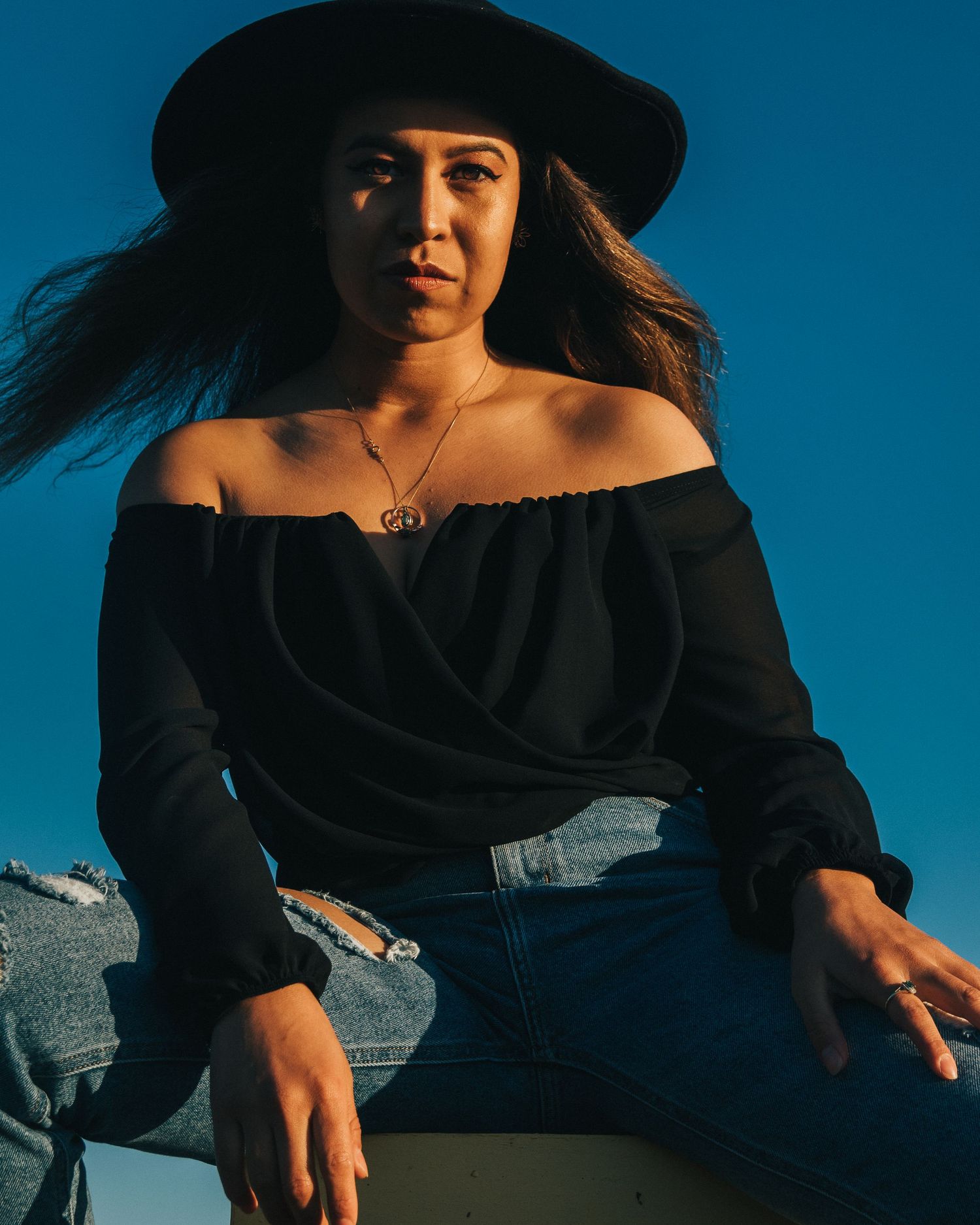 Woman with Hat On