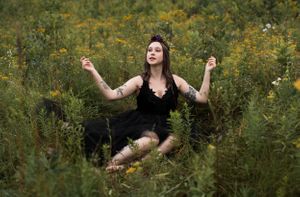 Fall goddess session fantasy photographer Rochester NY