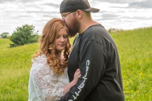engagement photo, Four Mounds, Dubuque Iowa