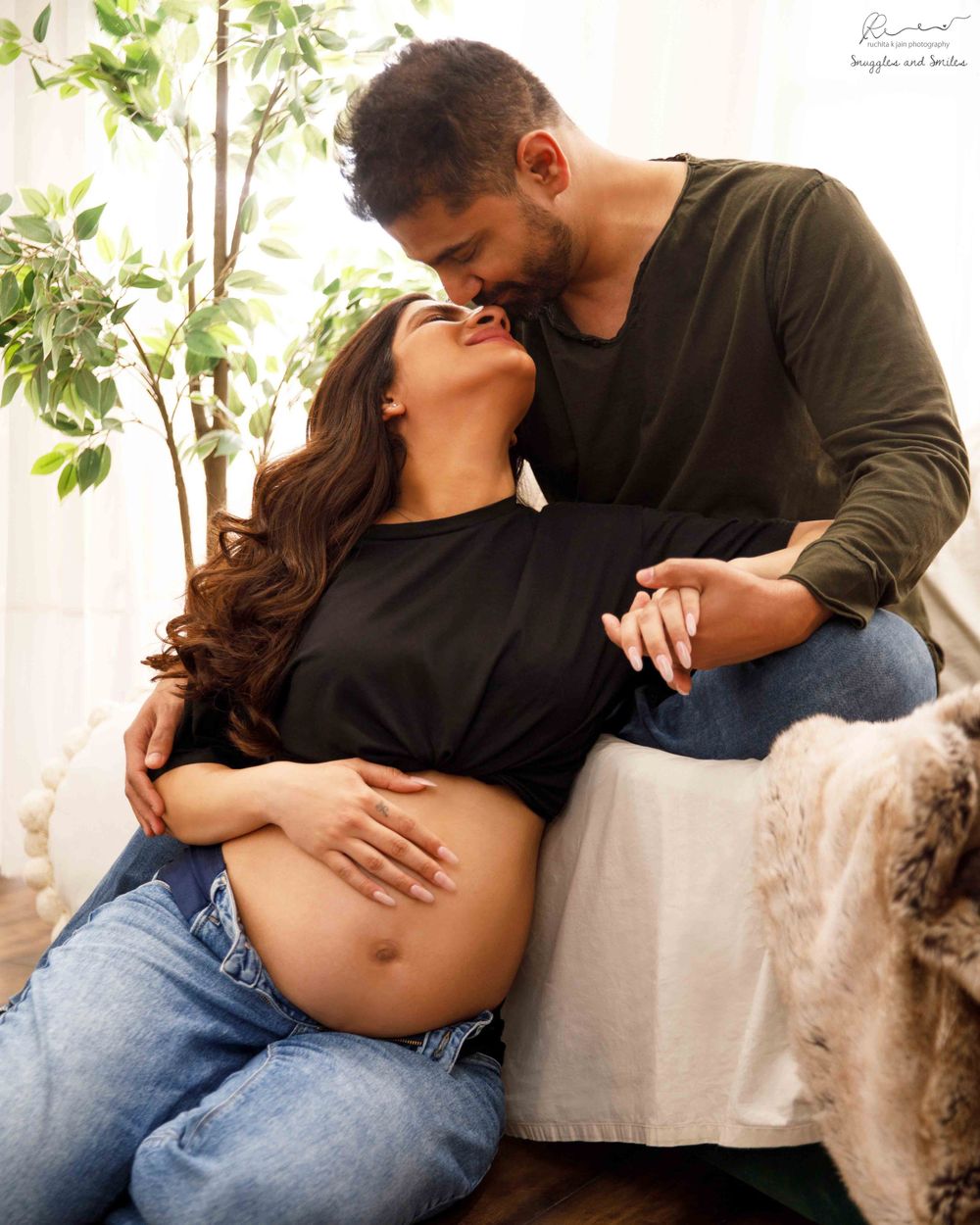 Pregnancy shoot mumbai baby shower dress