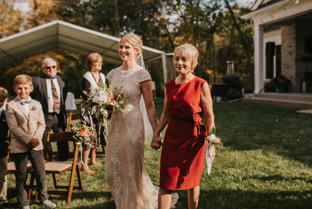 luxury intimate backyard wedding in The Woodlands, Tx