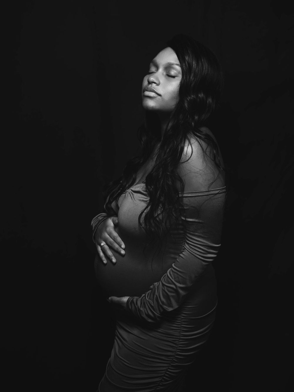 maternity in studio
