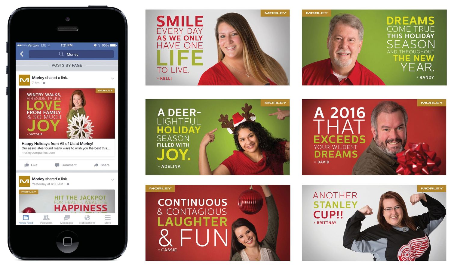 Morley Social Media Holiday Campaign