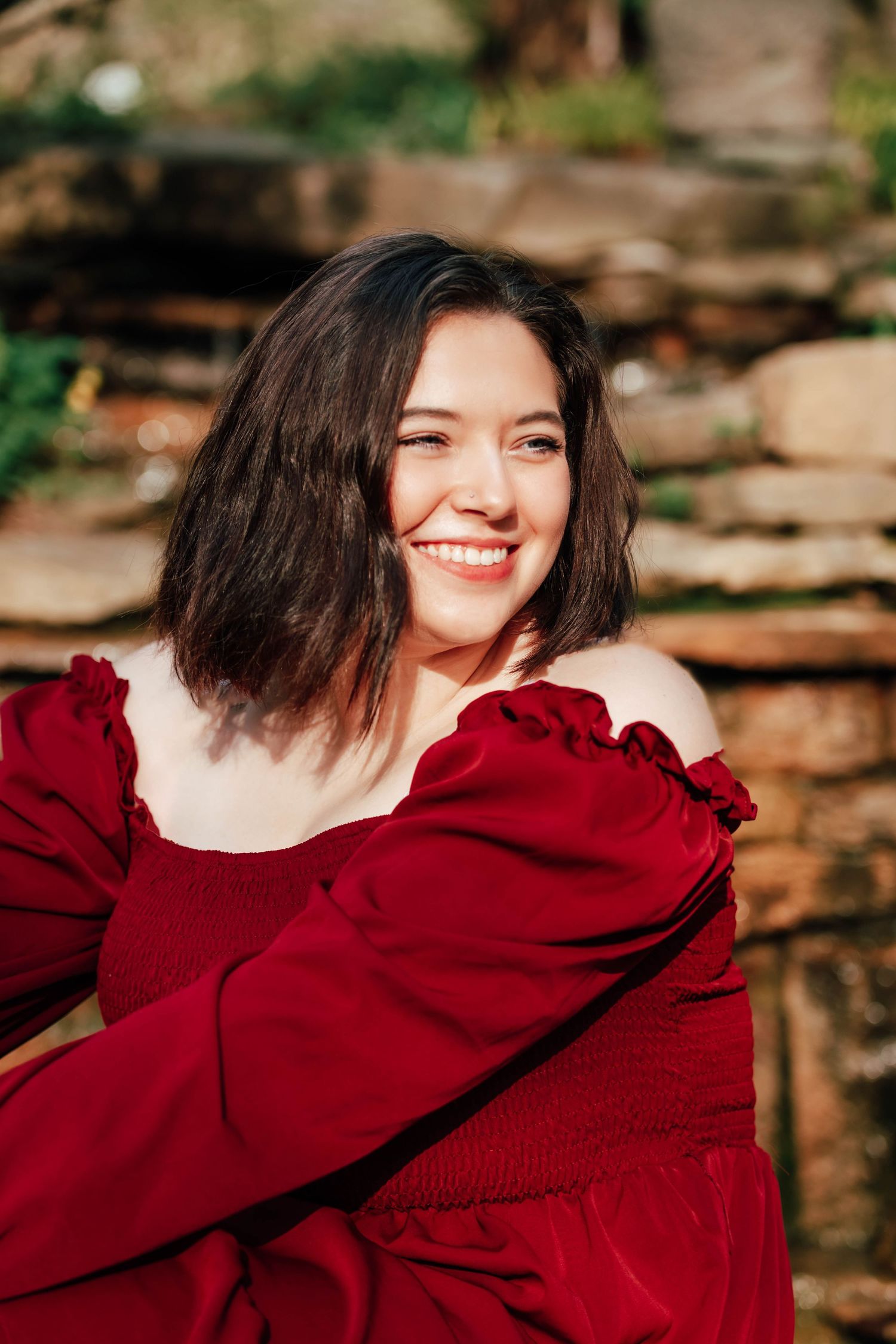 senior session at inniswood metro gardens