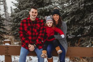 winter family photoshoot