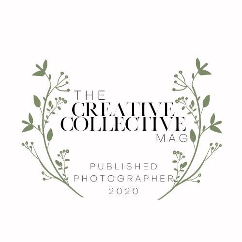 Decorative floral logo design for The Creative Collective Magazine 2020.