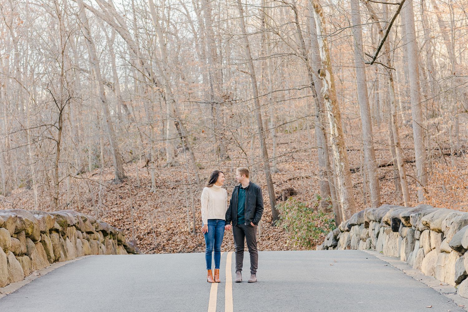 ROCK CREEK PARK ENGAGEMENT PICTURES