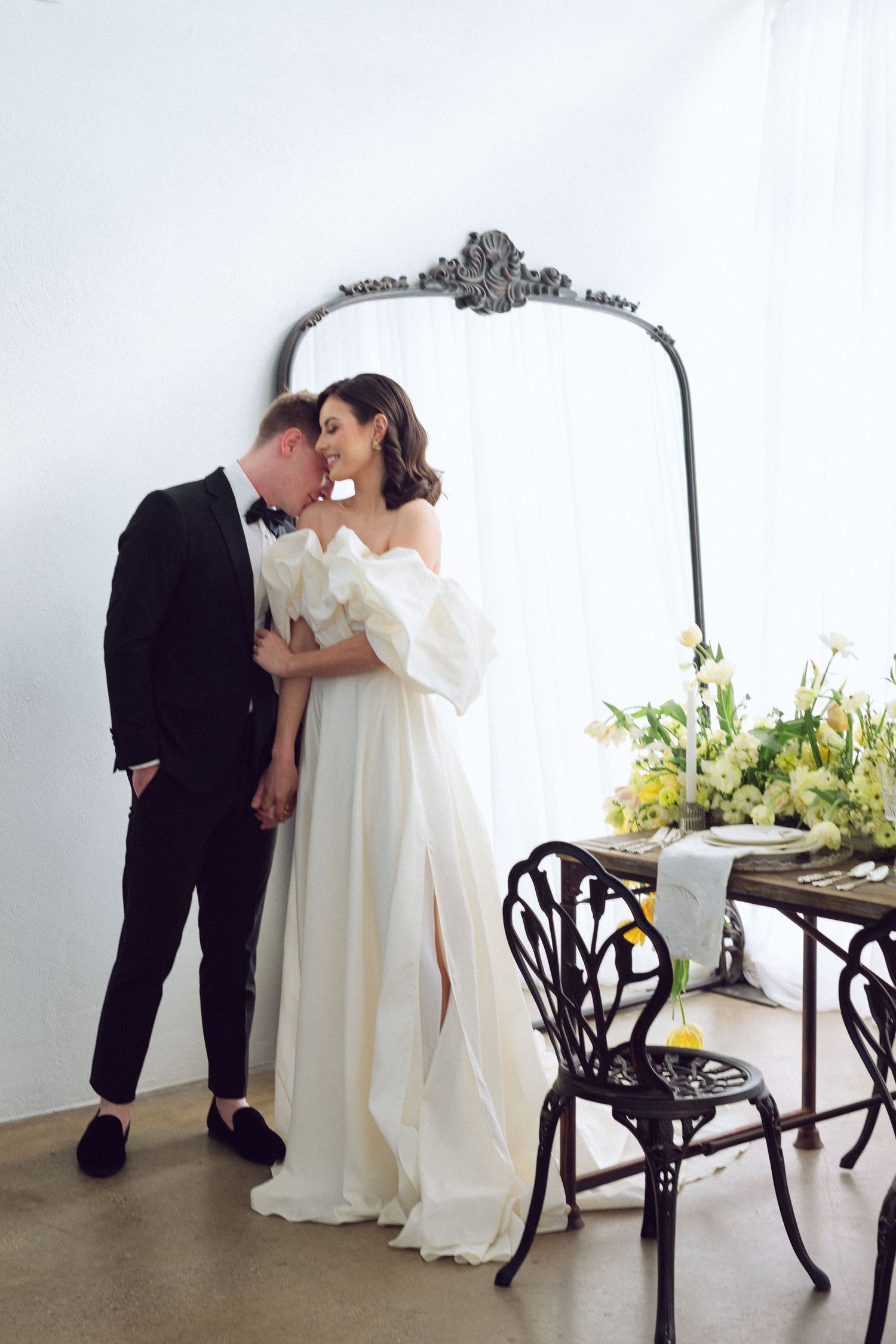 Spring Bridal Editorial with Festoon and Flourishes | Candace Sims Luxury Editorial Wedding Photographer