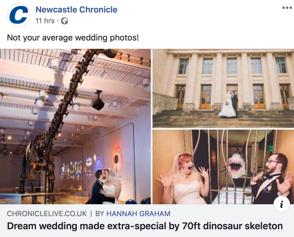 Hancock Museum wedding