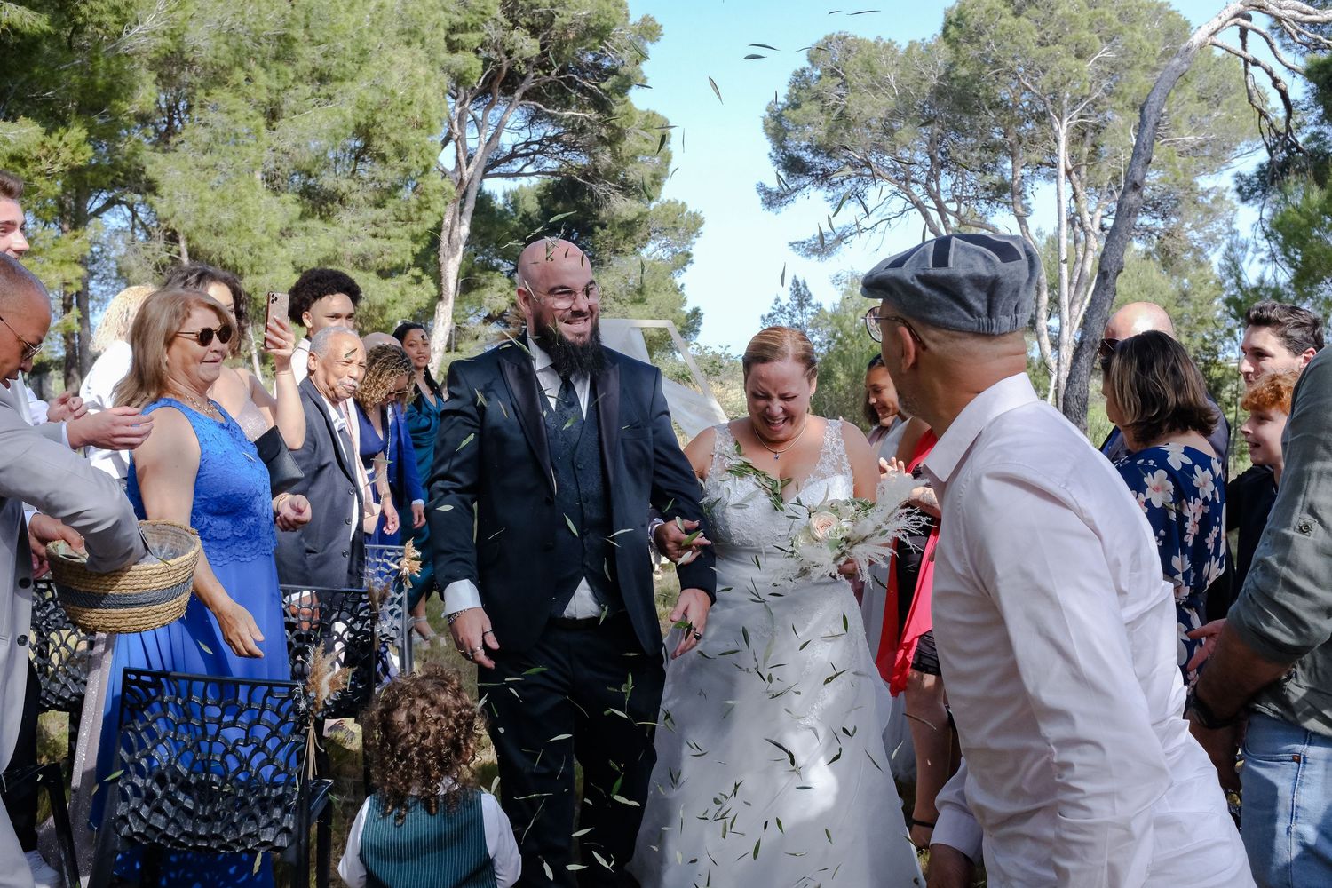 Les Préludes, photographes de mariage, ici lors d'un mariage dans l'Hérault, non loin de Béziers.