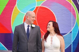 Downtown engagement session