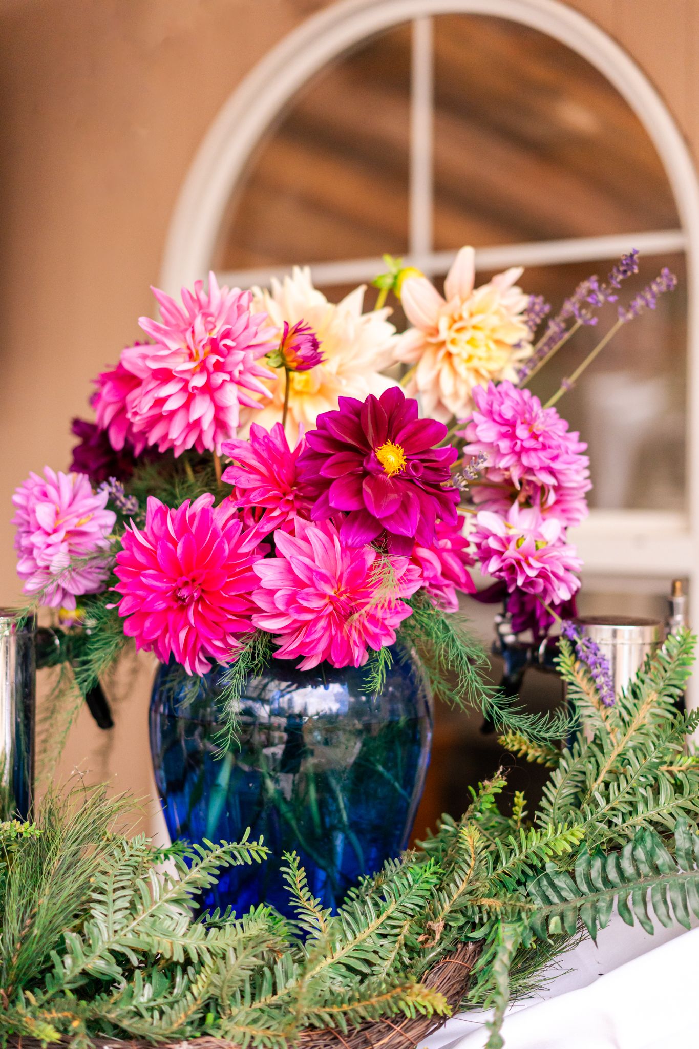bright and colorful flower arrangement