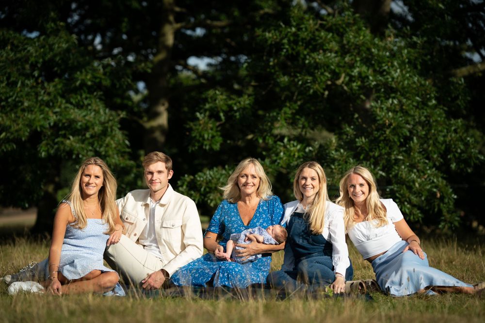 family portrait in Hyde park