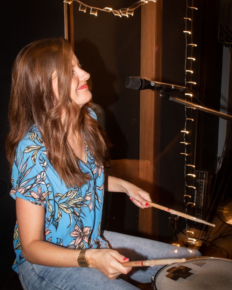 band rehearsing