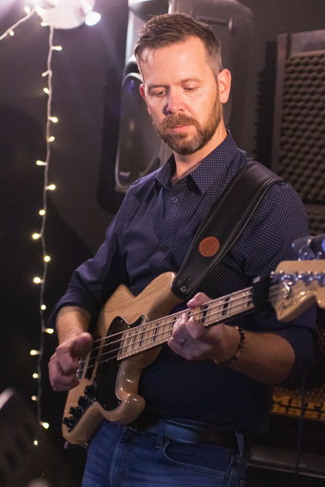man playing guitar