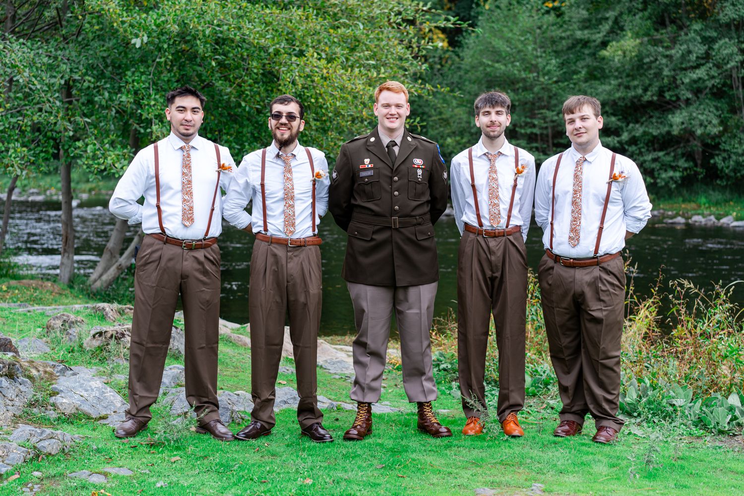 groom and groomsmen