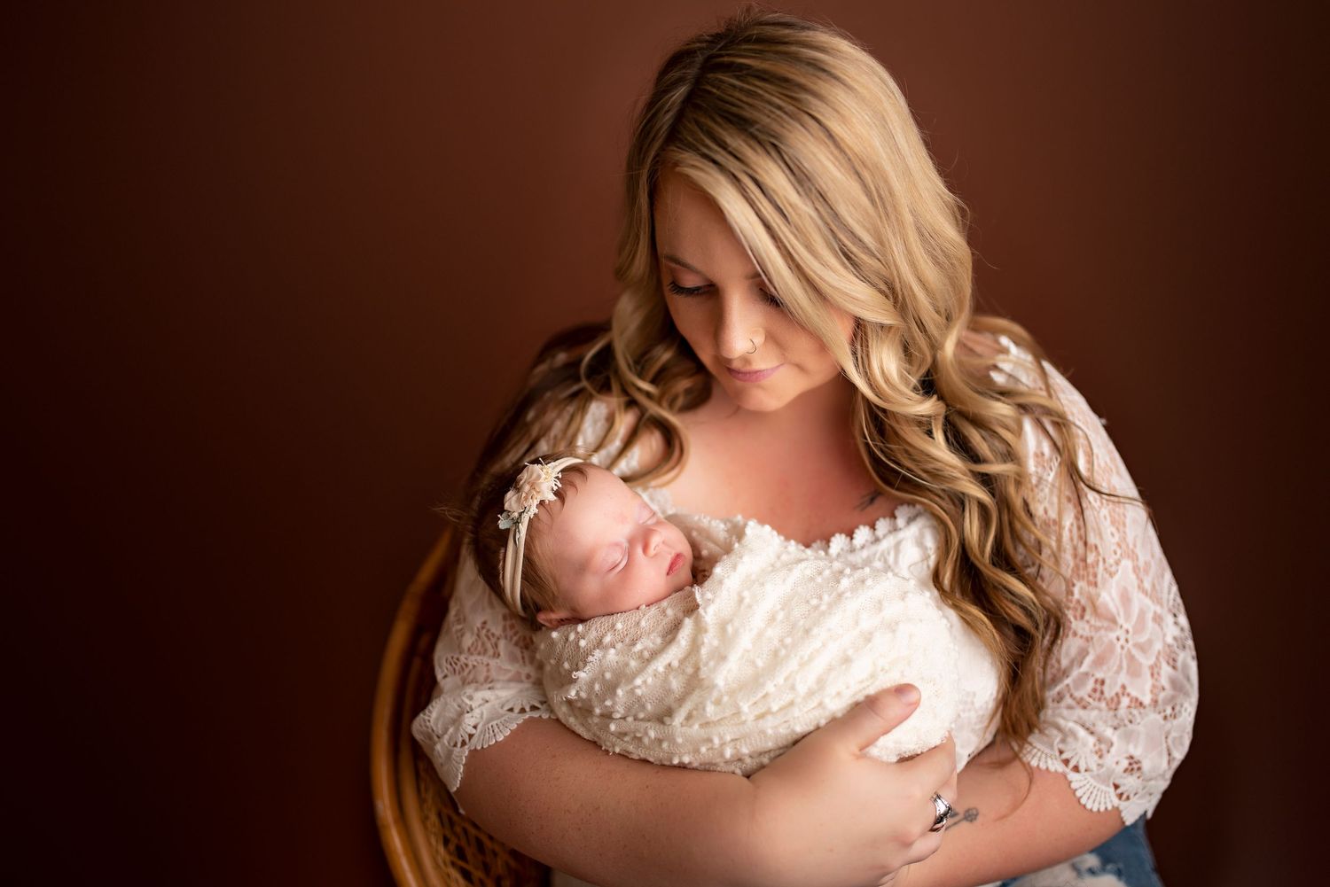 baby and mother, newborn photography Vermont