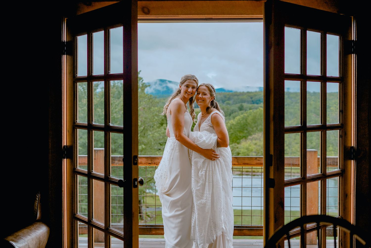 professional wedding portrait of a happy couple enjoying their wedding day