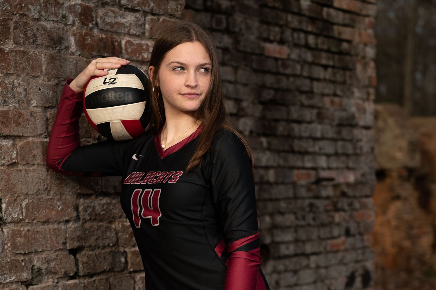 senior portrait volleyball shelby county alabama urban unique