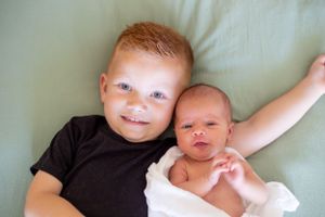 brother and sister newborn cape town