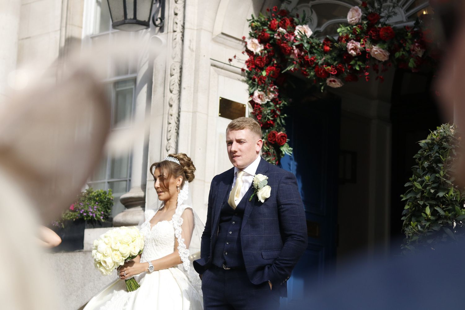 Registry office wedding photography