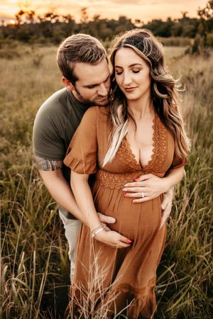 Maternity photo in Wichita KS