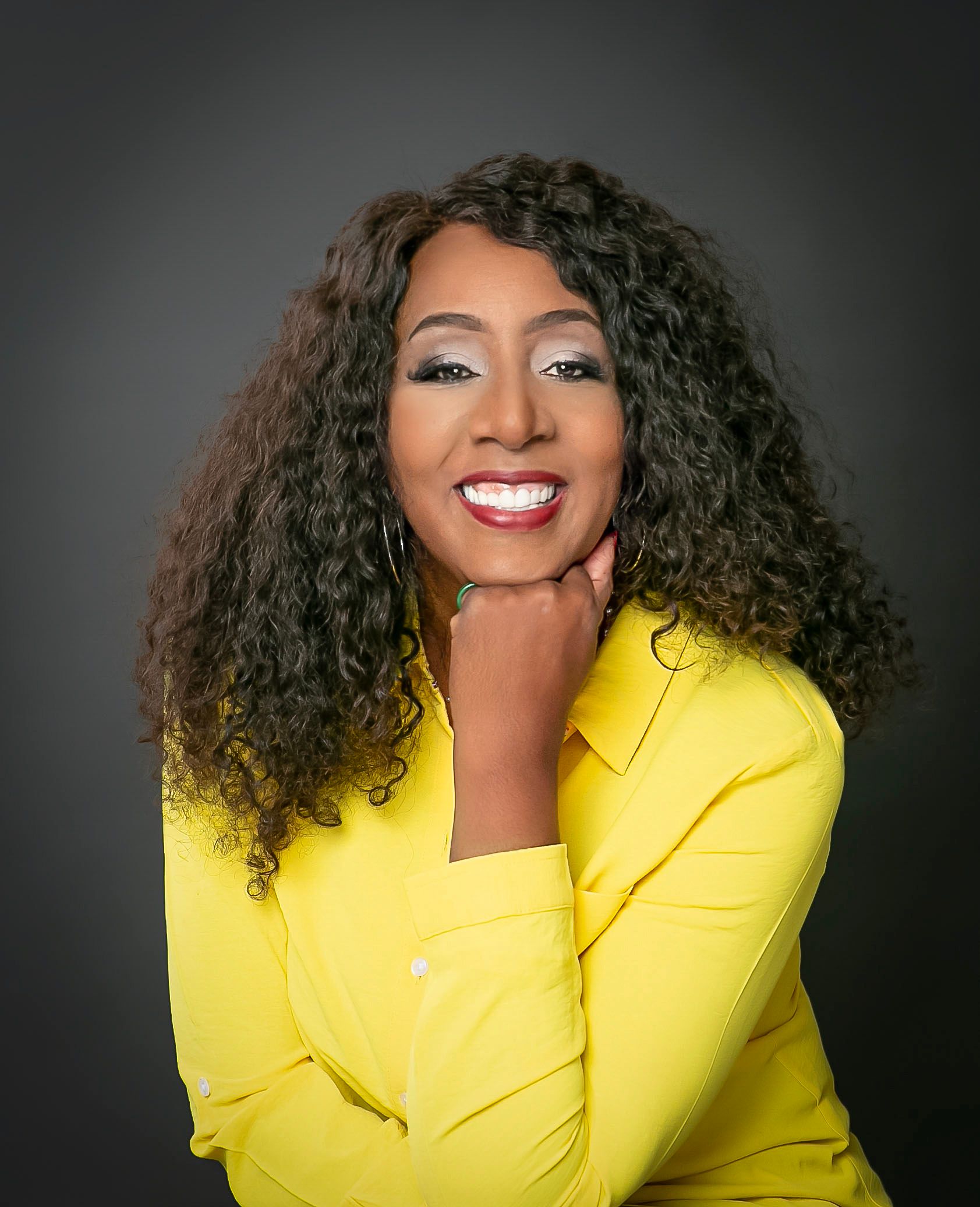 Personal branding headshot for entrepreneur, modern professional portrait with clean studio background