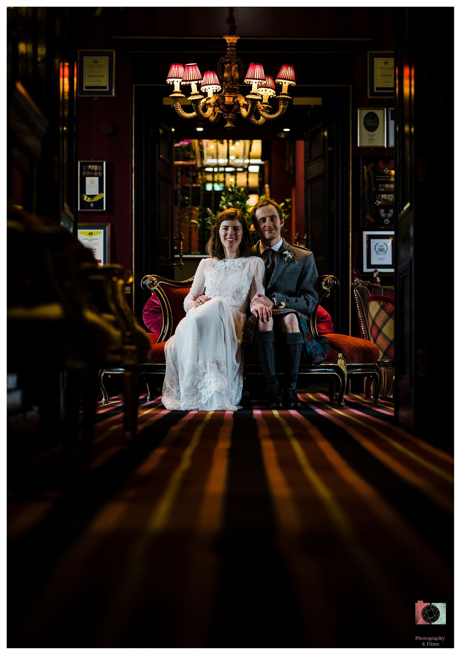 Edinburgh wedding Photographer Prestonfield House The Witchery