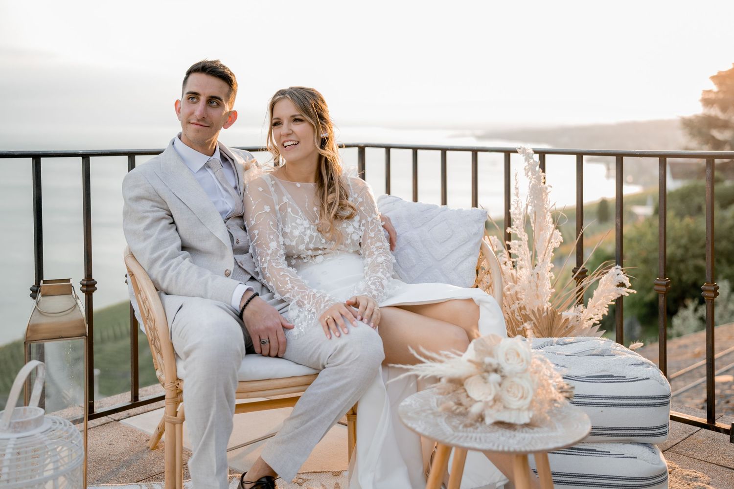 Mariage chic en Suisse