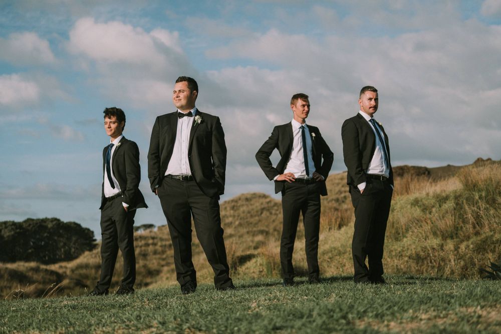 groomsmen castaways resort wedding