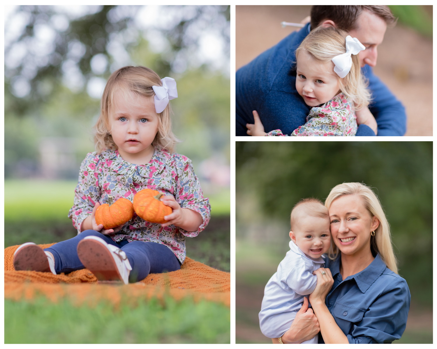 Family Mini Session Austin Texas Wells Branch Mills Pond Family fall Portrait kids pumpkin holiday