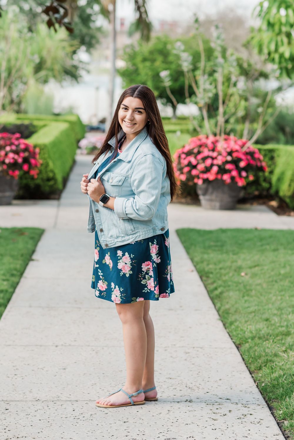 Senior session Lakeland Florida Lake Mirror Hollis Gardens Downtown Lakeland