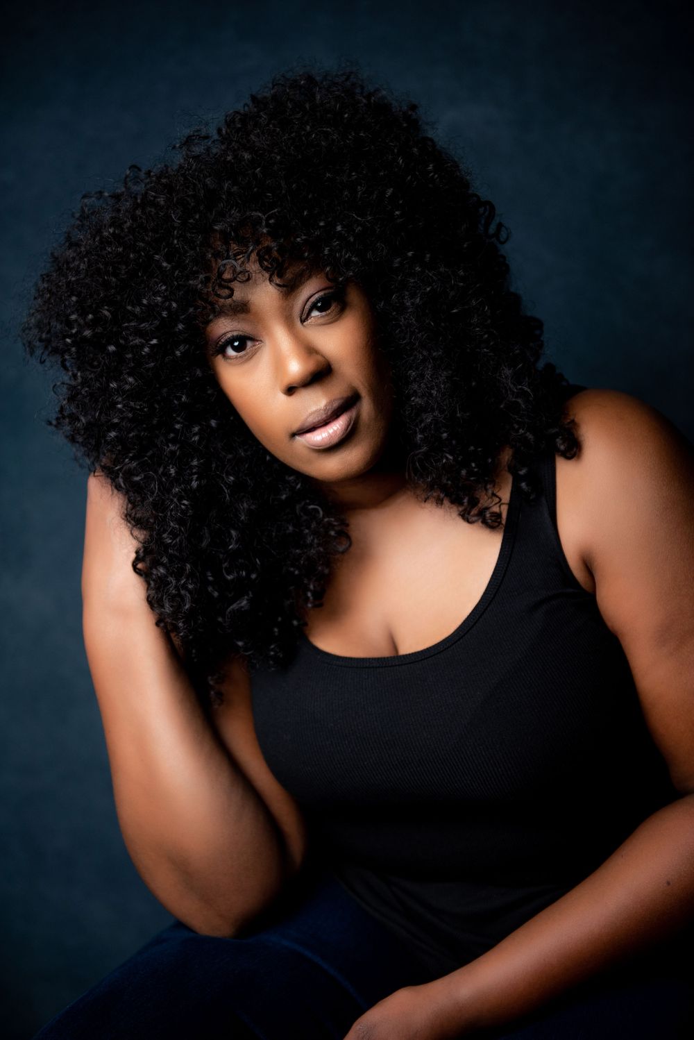 Natural hair portrait